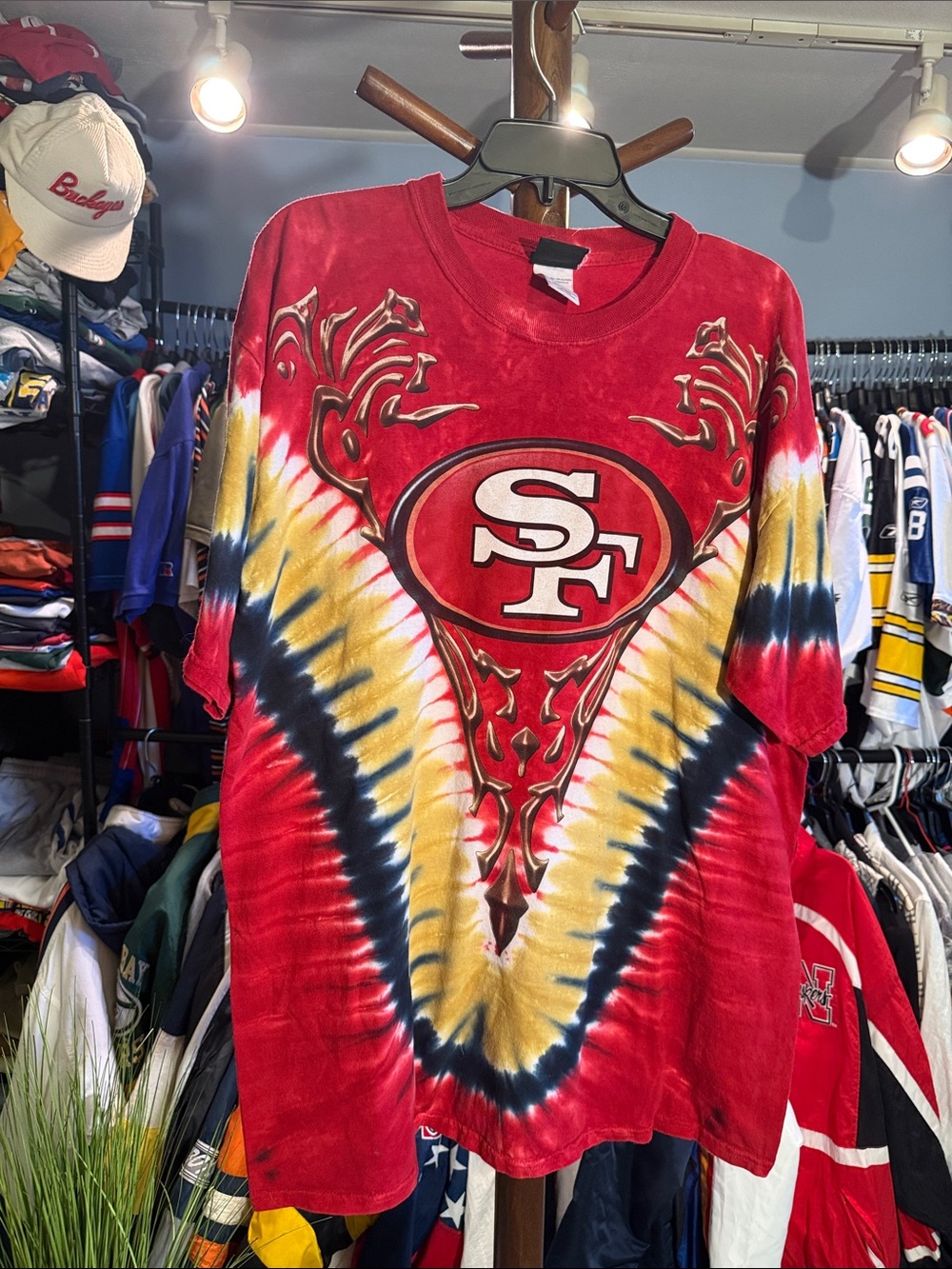 San Francisco 49ers Tie-Dye Logo Tee - Y2K